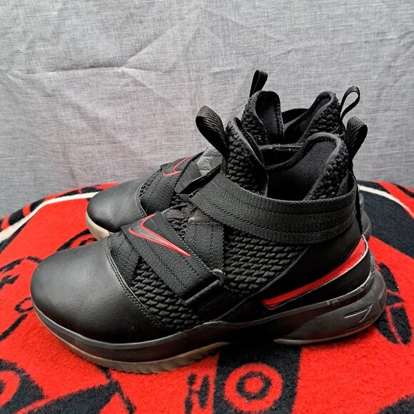 Nike Other - Size 9.5 LeBron Soldier 12 FlyEase 'Black Red' 2018 Men